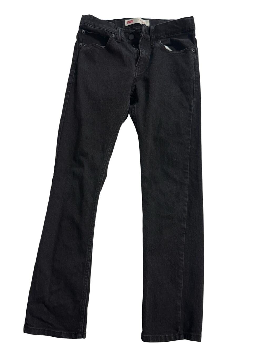 Boys Levi's 511 Black Jeans Size 12 26x26